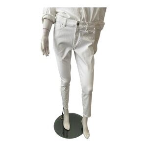 New Ann Taylor White Skinny Ankle Jeans Women’s Size 4 Curvy Fit NWT